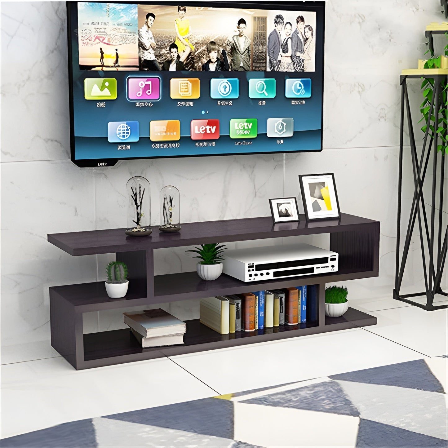 طاولة تلفاز بتصميم راقي بسيط