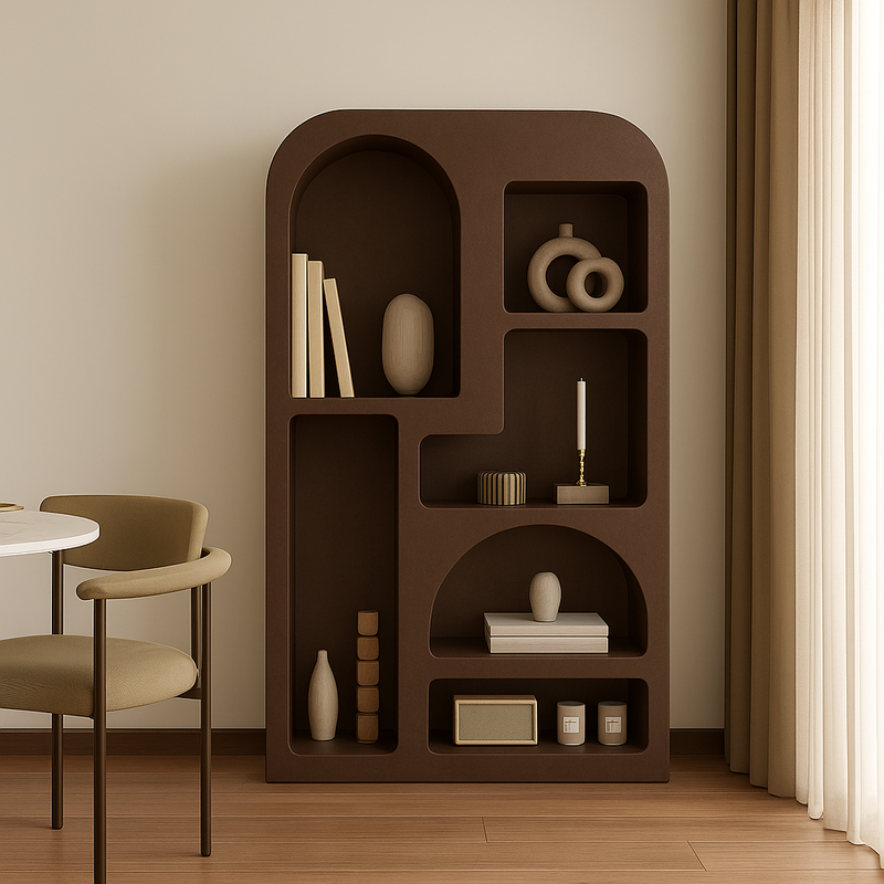 أرفف بتصميم عصري