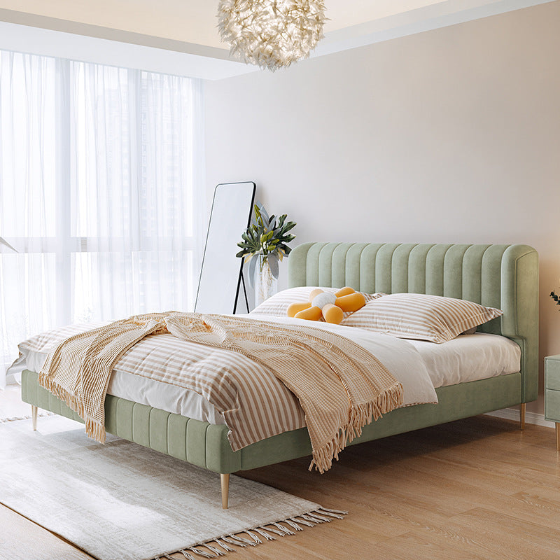 سرير مخمل نفر ونص